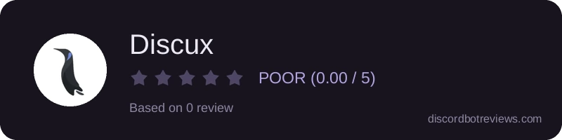 Rating widget preview for Discux