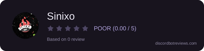 Rating banner for Sinixo