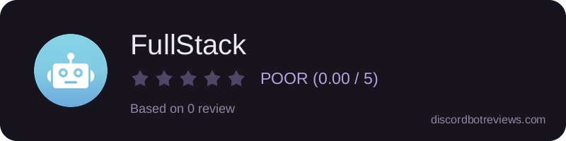 Rating widget preview for FullStack