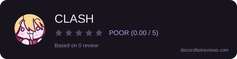 Rating widget preview for CLASH