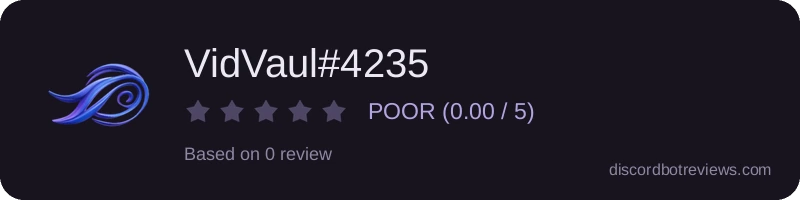 Rating widget preview for VidVaul#4235