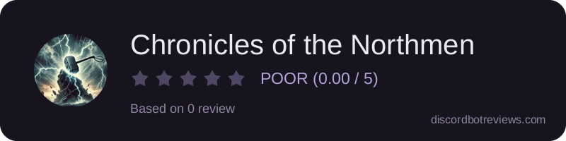 Rating banner for Chronicles of the Northmen