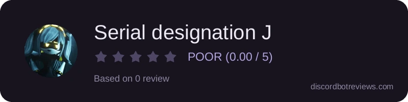Rating widget preview for Serial designation J