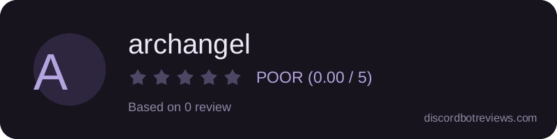 Rating widget preview for archangel