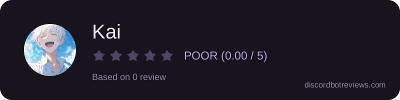 Rating widget preview for Kai