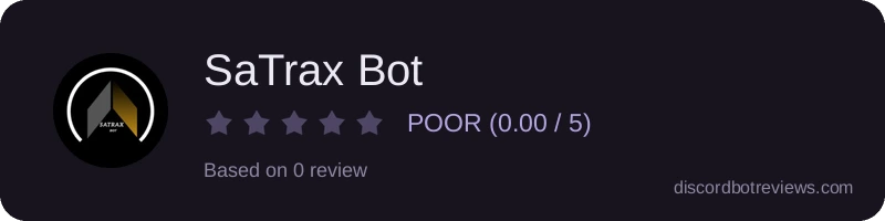 Rating widget preview for SaTrax Bot