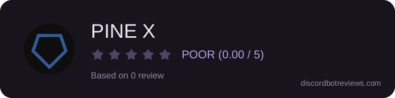 Rating banner for PINE X