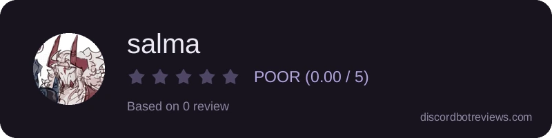 Rating widget preview for salma