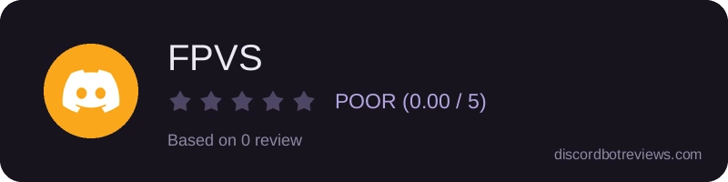 Rating widget preview for FPVS