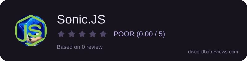 Rating widget preview for Sonic.JS
