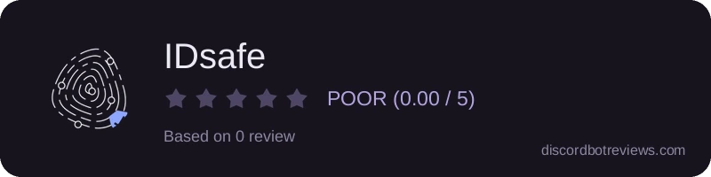 Rating widget preview for IDsafe