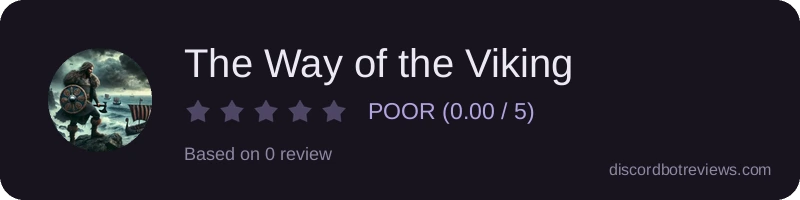 Rating widget preview for The Way of the Viking
