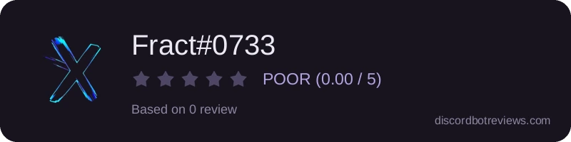 Rating widget preview for Fract#0733