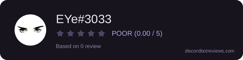 Rating widget preview for EYe#3033