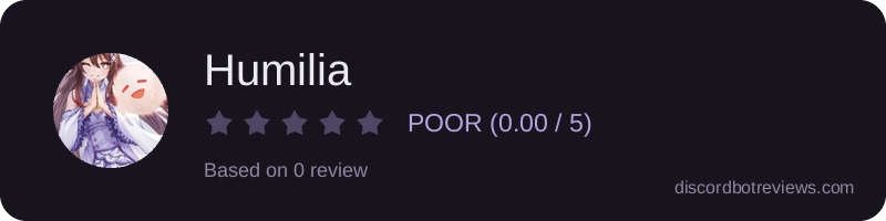 Rating widget preview for Humilia