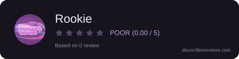 Rating widget preview for Rookie