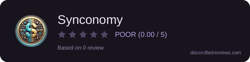 Rating widget preview for Synconomy