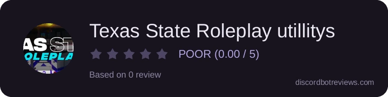 Rating widget preview for Texas State Roleplay utillitys