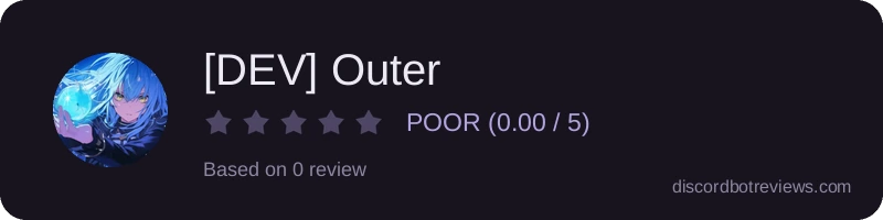 Rating widget preview for [DEV] Outer
