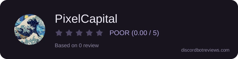 Rating widget preview for PixelCapital