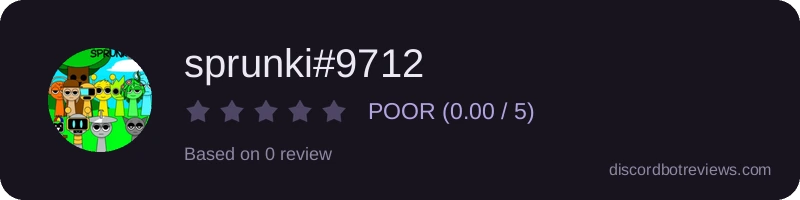 Rating widget preview for sprunki#9712