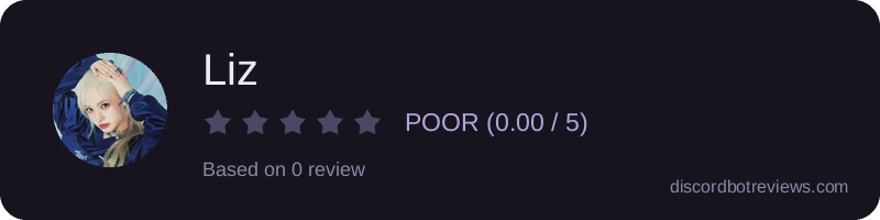 Rating widget preview for Liz
