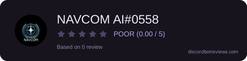 Rating widget preview for NAVCOM AI#0558