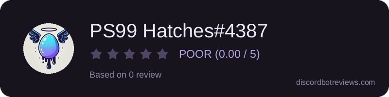 Rating widget preview for PS99 Hatches#4387