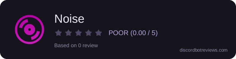 Rating widget preview for Noise