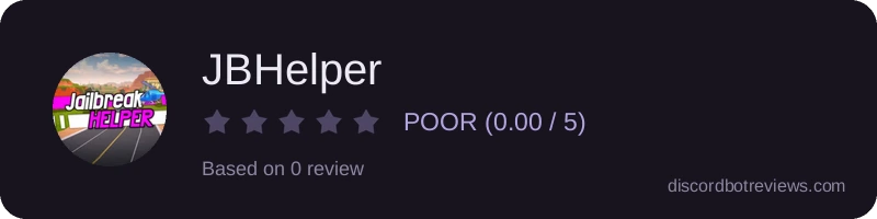 Rating widget preview for JBHelper