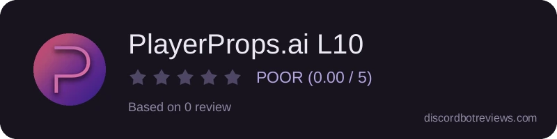 Rating widget preview for PlayerProps.ai L10