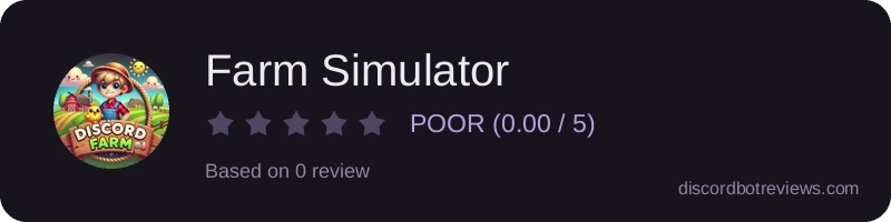 Rating widget preview for Farm Simulator
