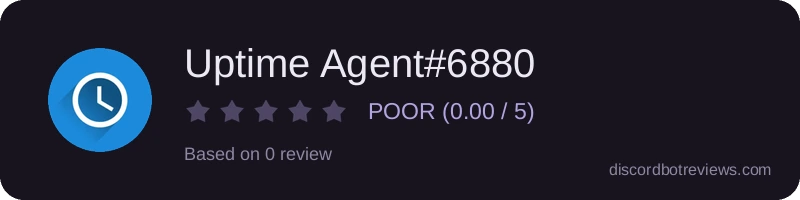 Rating widget preview for Uptime Agent#6880