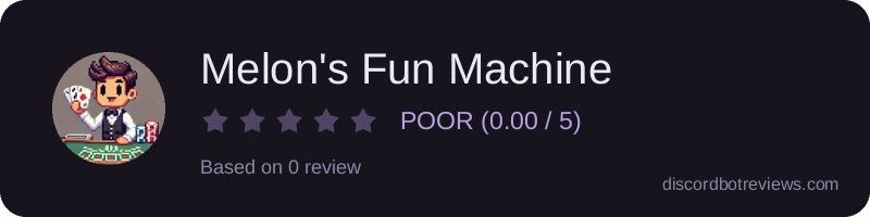 Rating widget preview for Melon's Fun Machine