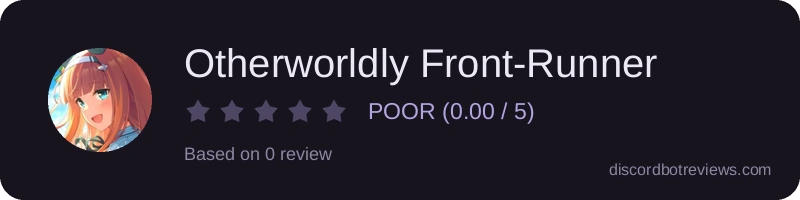 Rating widget preview for Otherworldly Front-Runner