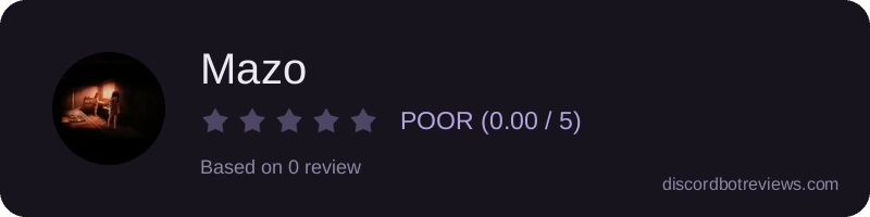 Rating banner for Mazo