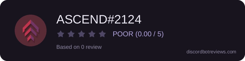 Rating widget preview for ASCEND#2124