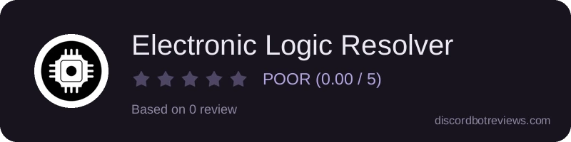 Rating widget preview for Electronic Logic Resolver