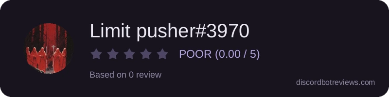 Rating widget preview for Limit pusher#3970