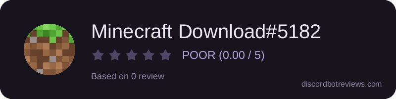 Rating widget preview for Minecraft Download#5182