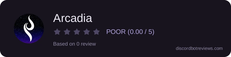 Rating widget preview for Arcadia