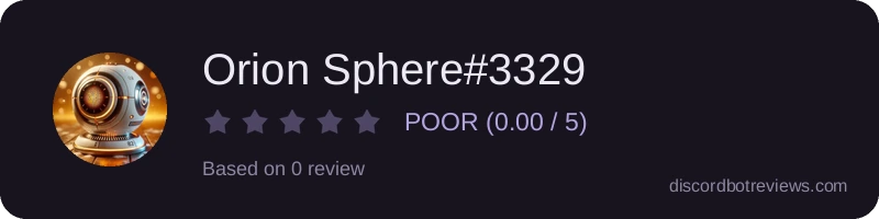 Rating widget preview for Orion Sphere#3329