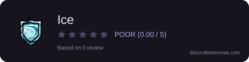 Rating widget preview for Ice