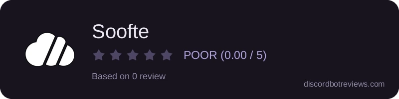 Rating widget preview for Soofte