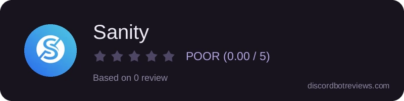 Rating widget preview for Sanity