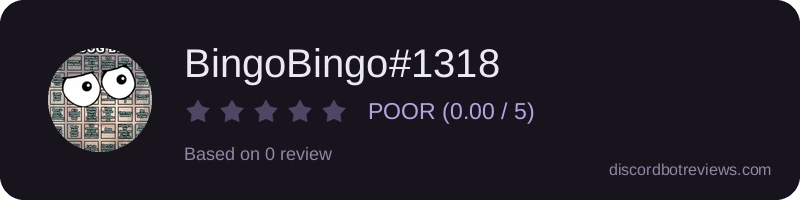 Rating widget preview for BingoBingo#1318