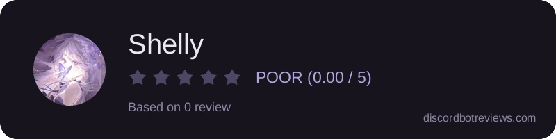 Rating widget preview for Shelly