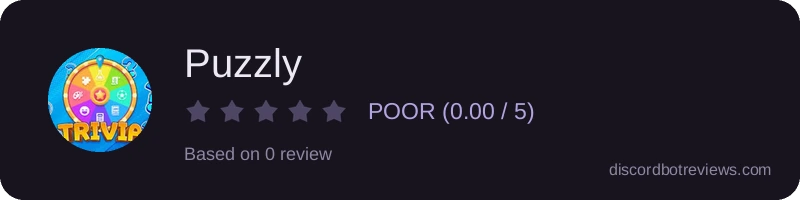 Rating widget preview for Puzzly