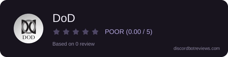 Rating banner for DoD