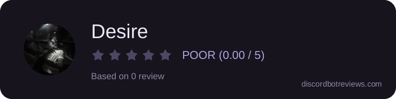 Rating widget preview for Desire